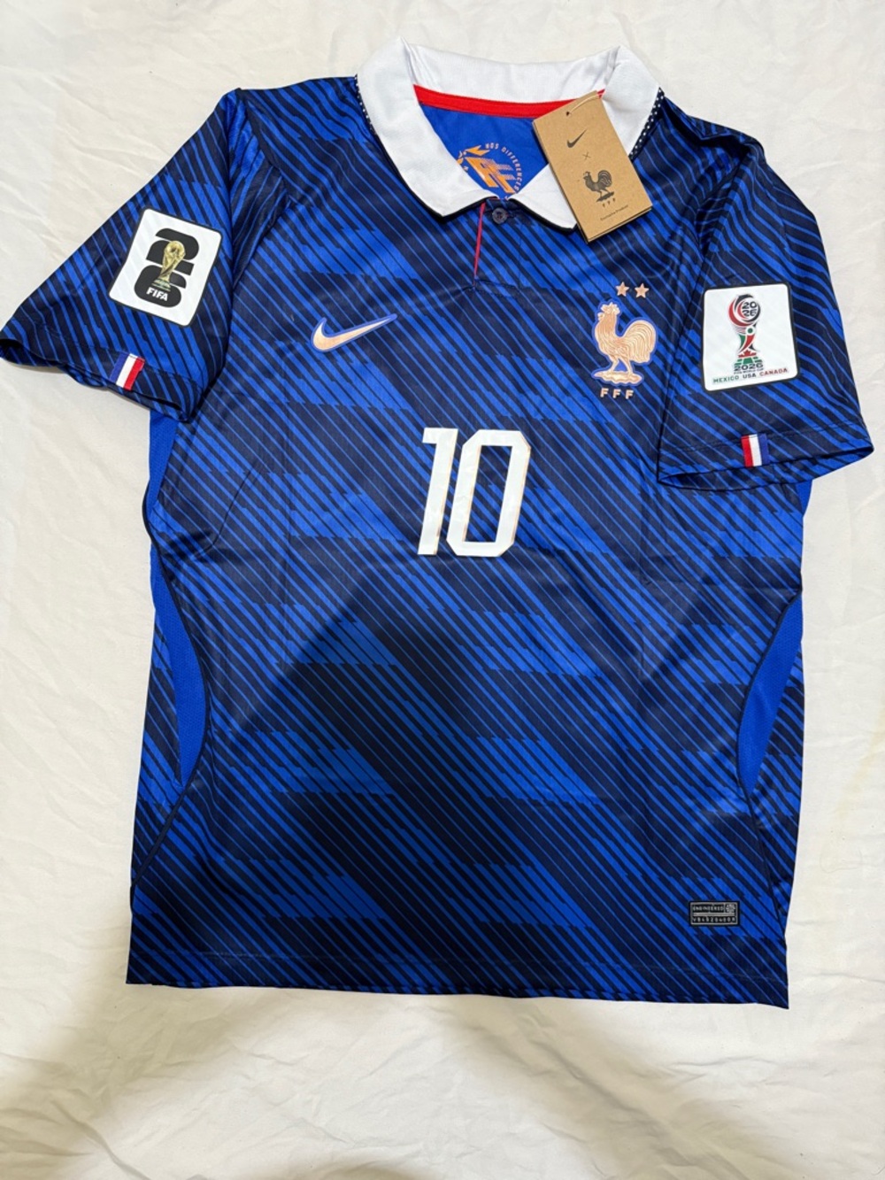 France 2026 World Cup Men’s soccer Jersey Mbappe #10  NWT # Adult Size